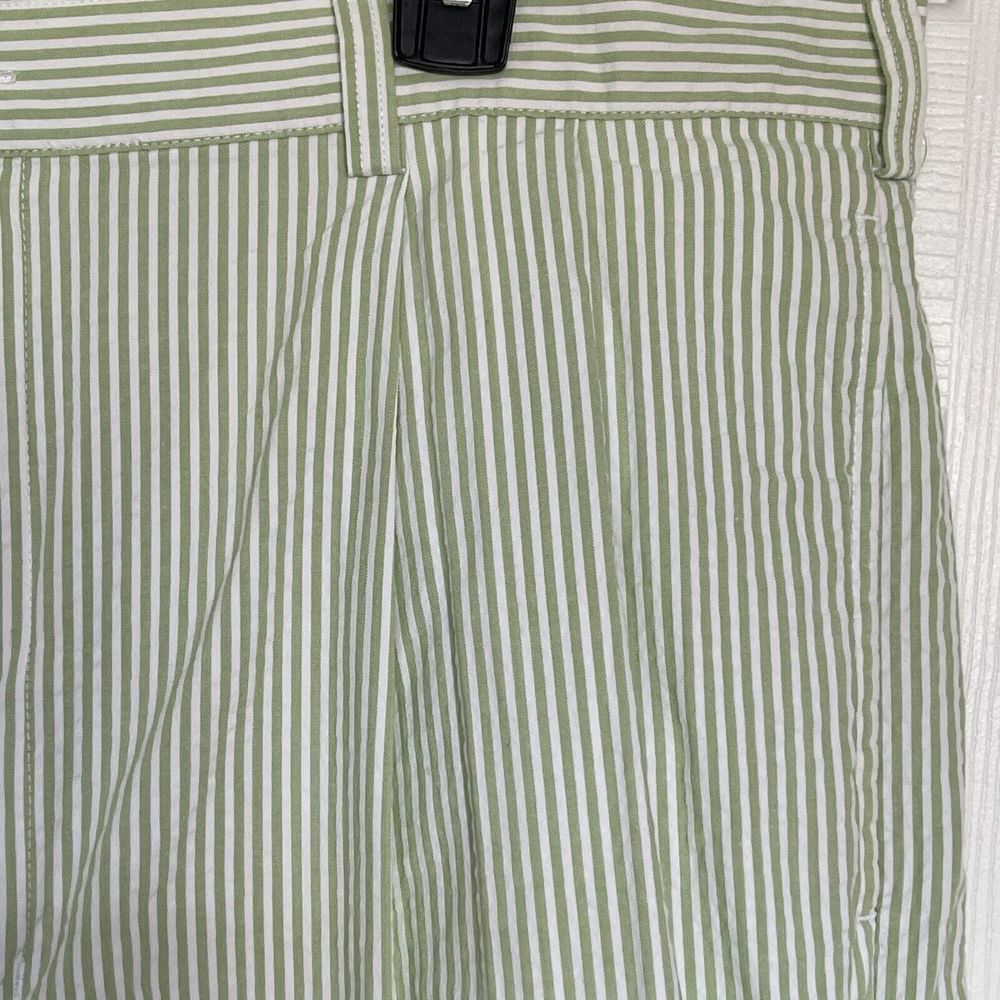 JoS A Bank Stay Cool Seersucker Shorts Green White Stripe Mens 40 - Picture 9 of 16